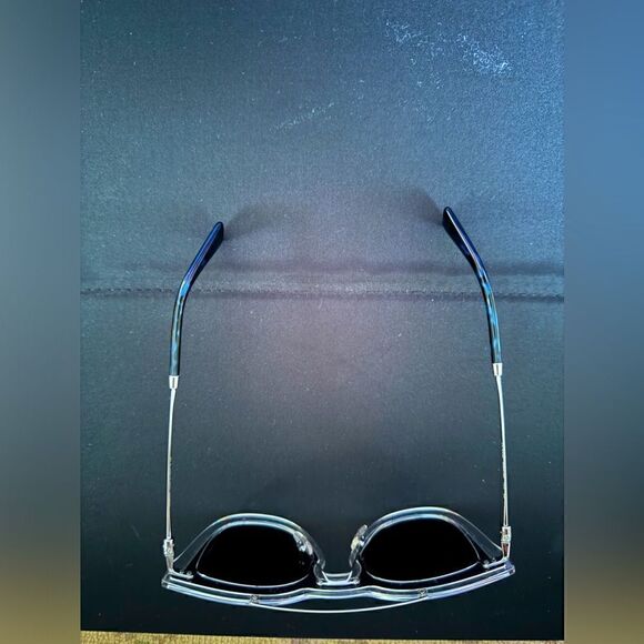 Valentino Sunglasses crystal and silver sunglasses w Blue lenses - Picture 6 of 12